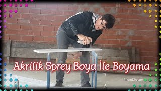 Akrilik Sprey Boya İle Boyama 1 [upl. by Morganstein]