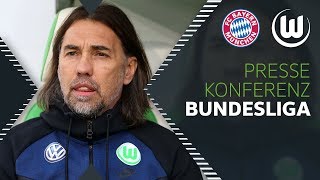 Fans mit quotWeckruf ans Teamquot  Pressekonferenz  VfL Wolfsburg  FC Bayern München [upl. by Nnyl]