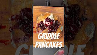 Griddle Pancakes on the Blackstone  howto in videos pancake blackstonegriddle outdoorcooking [upl. by Abbe]