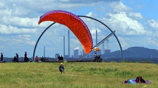 Paragliding Attraktion im Revier  Halde Hoheward [upl. by Magnien586]