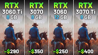 RTX 3060 Ti vs RTX 3070 vs RTX 3060 vs RTX 3070 Ti  Test in 12 Games in 2024 [upl. by Prissy]