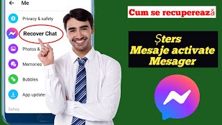 Cum să recuperați mesajele șterse pe Messenger2024 [upl. by Kliment777]