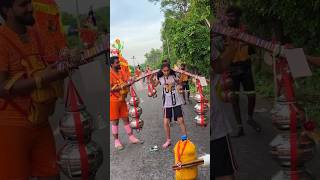 Haridwar paidal kavad Yatra  masoom Sharma song  newsong shortvideo shorts status [upl. by Eniamerej10]