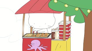 Cats Takoyaki Stand ASMR Animation [upl. by Sinclair]