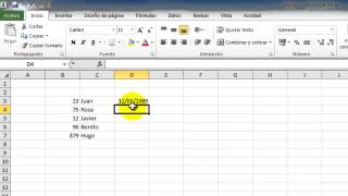 Excel 2010 Básico Crear tu primera planilla [upl. by Sew]