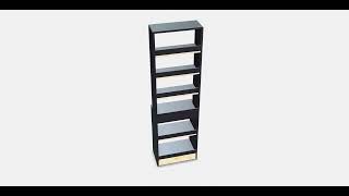 HAVSTA Shelving unit with plinth 1  3DModel  WebAR [upl. by Bloem]