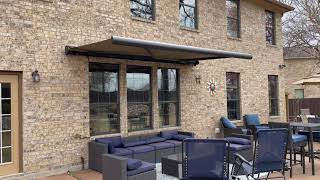 Contemporary Style Modern Motorized Retractable Awning  Shading Texas [upl. by Dianuj832]