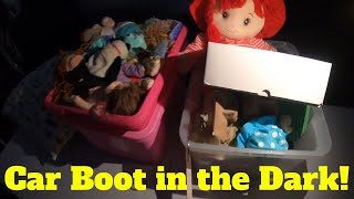 Car Boot in the Dark Finding Some Bargains  UK Reseller [upl. by Leryt516]