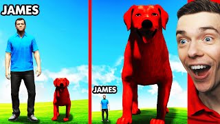 Upgrading CLIFFORD Into BIGGEST DOG GTA 5 [upl. by Auqined]