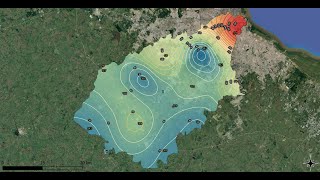 Mapas de Isoconcentración o Isolíneas en QGis [upl. by Simonetta137]