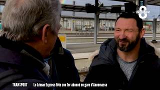 Le tout premier abonné du Léman Express [upl. by Ricketts219]