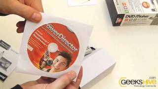 DVD Maker USB 20 Kworld VSUSB2800D Unboxing by wwwgeekshivecom [upl. by Kerin]