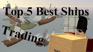 Top 5 Best Trade Ships  ROBLOX Tradelands [upl. by Druci]