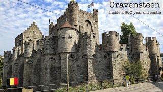 Touring Gravensteen Castle  Ghent Belgium [upl. by Anneirb]