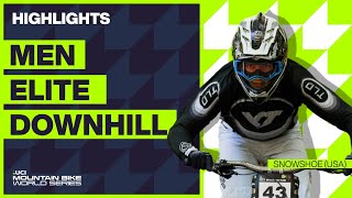 Snowshoe  Men Elite DHI Highlights  2023 UCI Mountain Bike World Cup [upl. by Ttelrahc]