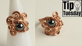 Square Wire Ring German Style Wire Jewelry Making Tutorial [upl. by Branden683]