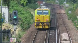 trains at Faversham Sittingbourne amp Teynham  ICL 35028 CLANLINE 180724 [upl. by Chas700]