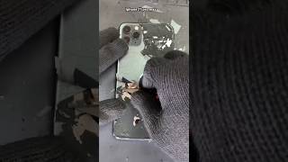 Iphone 11 pro max fix back panel crack shorts iphone youtubeshorts repair technology trending [upl. by Haggerty]