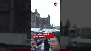 Le cantan El Rey a AMLO para despedirlo milenioshorts [upl. by Alleber]