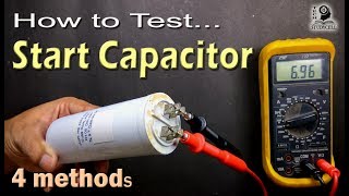 How to Test Motor Start and Motor Run AC Capacitor of ac fan and compressor [upl. by Aihsenot]