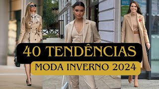 40 TENDÊNCIAS MODA INVERNO 2024 🔥 As principais TENDÊNCIAS dos desfiles da SEMANA de MODA INTERNA [upl. by Vel]