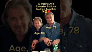 Al Pacino And Sylvester Stallone Walking Together alpacino sylvesterstallone [upl. by Ecnerewal]