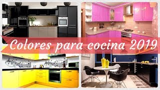 100 Ideas de 👩‍🍳 colores para cocina modernas 2019 [upl. by Rieth]