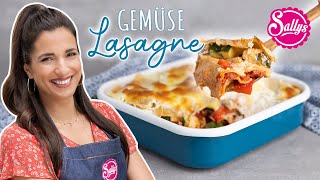 Würziges Gemüse Lasagne Rezept Veggie super Fleischersatz 😋🍝 [upl. by Hasty347]