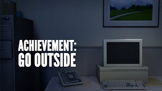 Achievement Go Outside  The Stanley Parable [upl. by Ahsekyw]