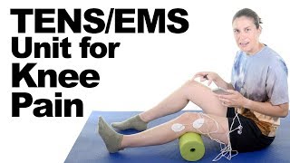 How to Use a TENS  EMS Unit for Knee Pain Relief  Ask Doctor Jo [upl. by Westney883]