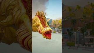 Biollante vs Shin Godzilla 2nd Form gta5mods godzilla [upl. by Aelc]