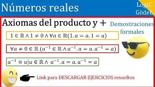 Axiomas del producto de los números reales [upl. by Akyssej]