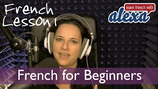 Learn French with Alexa Polidoro Free French Lesson 1 [upl. by Adnhoj]