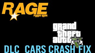 HOW TO FIX RAGE PLUGIN HOOK amp GTA 5 CRASH AFTER ADDING CAR MODS  DLC TUTORIAL [upl. by Belcher]