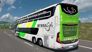 Bus driving on mountain roadAllgamers1 [upl. by Iraj700]