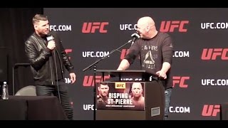 Georges StPierre and Michael Bisping Unhinged Shut the F Up [upl. by Fleischer]