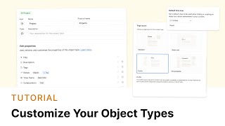 Customizing your Object Types ⚙️ [upl. by Dlorad]