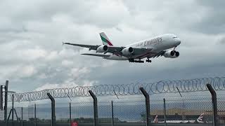 Emirates B7478 Landing 🛬 in Heathrow Airport aviation msfs fyp shortsvideo [upl. by Nnairak]