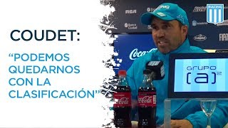 Coudet quotConfío en que podamos hacer un gran partidoquot  Racing Club [upl. by Weed]