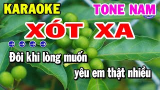 Karaoke Xót Xa Tone Nam Nhạc Sống Beat Hay Nhất  Kho Nhạc Karaoke [upl. by Stacee334]