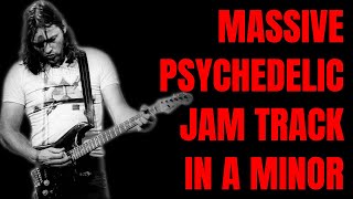 MASSIVE PSYCHEDELIC ROCK JAM IN Am  Guitar Backing Track 120 BPM [upl. by Nnaeiram326]