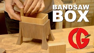 Making a Bandsaw Box  Woodworking Art Sculpture [upl. by Garett]