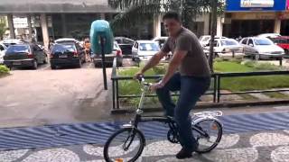 Bicicleta dobrável  MARCA OXER CUBE mas com cara de DAHON  em Brasília DF [upl. by Atika65]