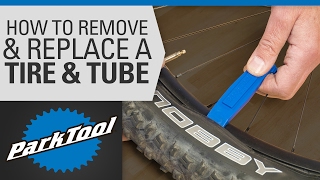 How to Remove and Install a Bicycle Tire amp Tube [upl. by Marcelline]