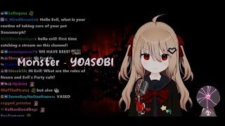 Evil Neuro sings Monster yoasobi「怪物」by YOASOBI Karaoke Cover Version wsubtitle [upl. by Mikihisa]