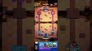 Luck or 10000 IQ 🤔🔥 Epic Win in Clash Royale gaming shortsviral [upl. by Annad]