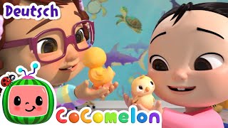 Das Zahlenlied mit Kueken  CoComelon  JJs Animal Time Deutsch  Cartoons und Kinderlieder [upl. by Ansev]