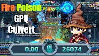 MapleStory GMS Reboot FirePoison Mage 26074 Culvert GPQ [upl. by Edra]