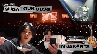 SUGA VLOG DDAY TOUR in Jakarta [upl. by Ahcsropal]