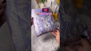 Festive suit set for Kali pujo 🪔reels meeshofind suitset festivefinds shorts review unboxing [upl. by Argile]